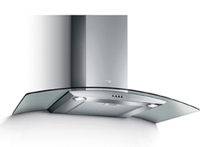 90cm Curved Glass Hood
