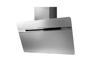 90cm Vertical Stainless Steel on Glass Hood